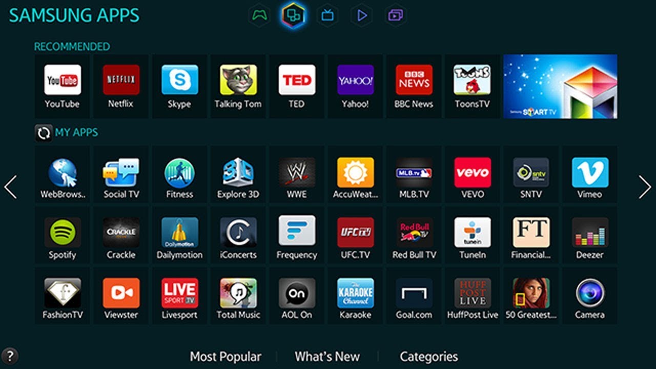 Smart tv remote app samsung